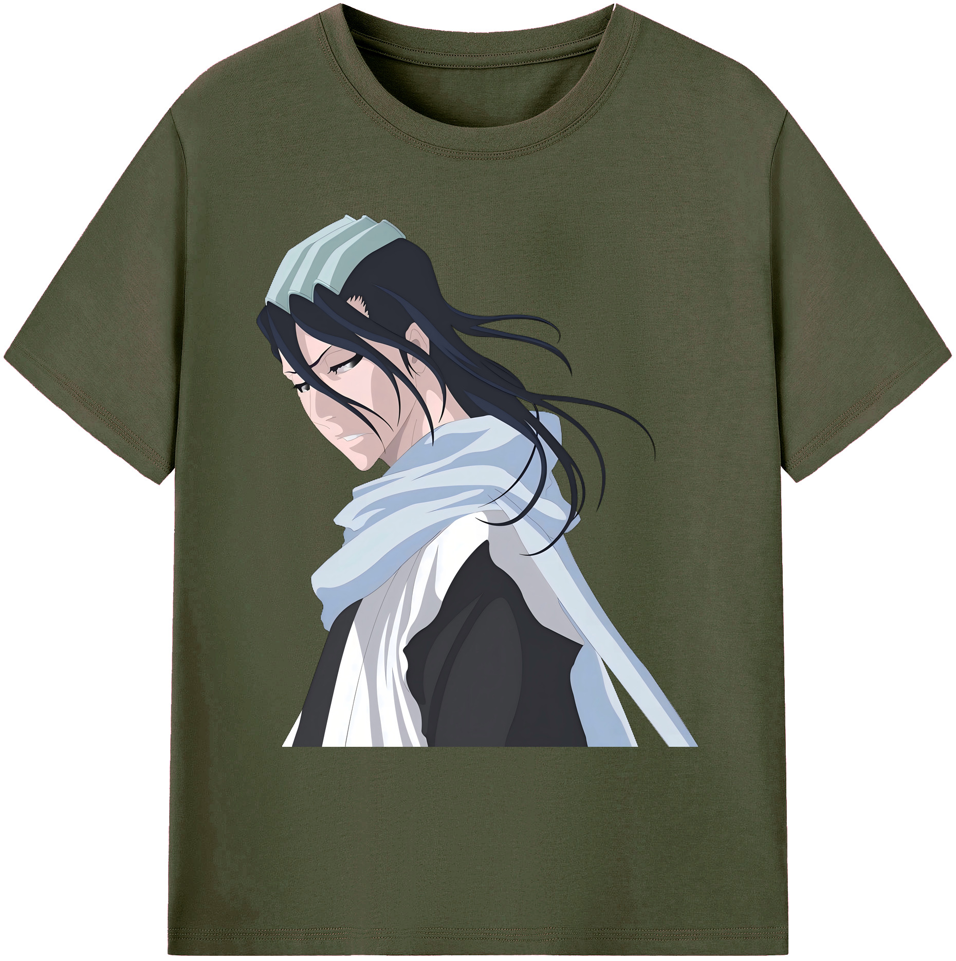 （画像用） ブリーチ くちき びゃくや BLEACH Kuchiki Byakuya 綿100％ メンズ半袖Tシャツ｜肌触りやわらか＆通気性